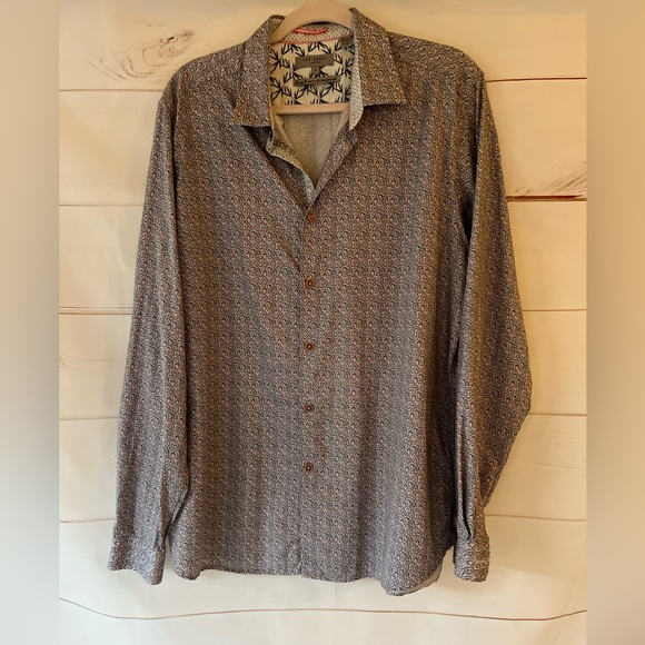 Ted Baker Cotton Button Down Shirt size XL - Picture 1 of 9